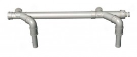 IMMERGAS odkouření kondenzační 45212580 - kaskádový systém pro 2 kotle vItrIX 50, pr. 125 mm